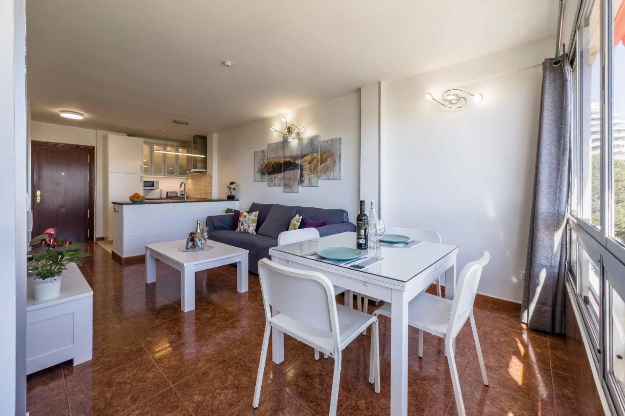 Apartamento Acogedor, Terraza, Piscina Y Mar بينالماذينا المظهر الخارجي الصورة