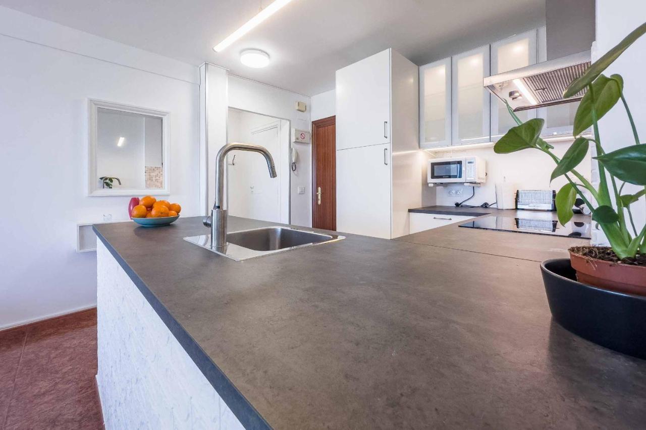 Apartamento Acogedor, Terraza, Piscina Y Mar بينالماذينا المظهر الخارجي الصورة