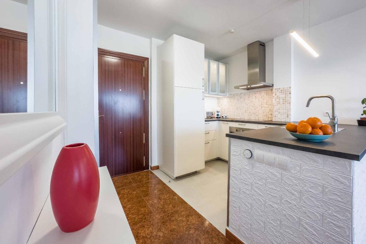 Apartamento Acogedor, Terraza, Piscina Y Mar بينالماذينا المظهر الخارجي الصورة
