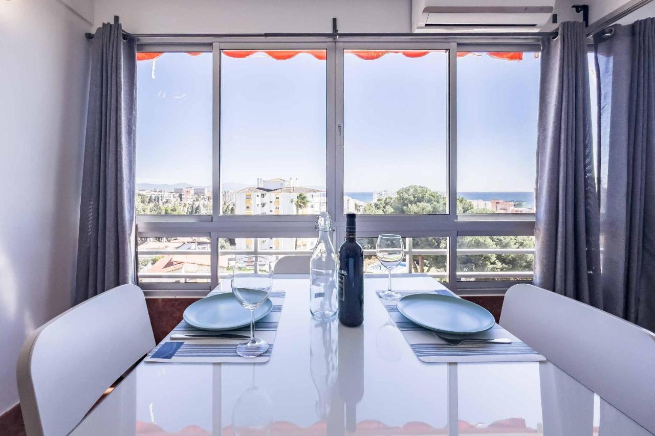 Apartamento Acogedor, Terraza, Piscina Y Mar بينالماذينا المظهر الخارجي الصورة